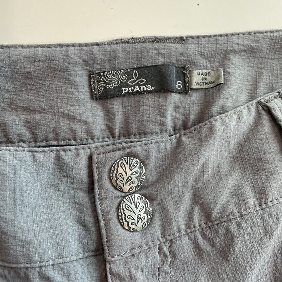 prAna Halle Convertible Women's Hiking Pant - Gray - 6 - Picture 6 of 6